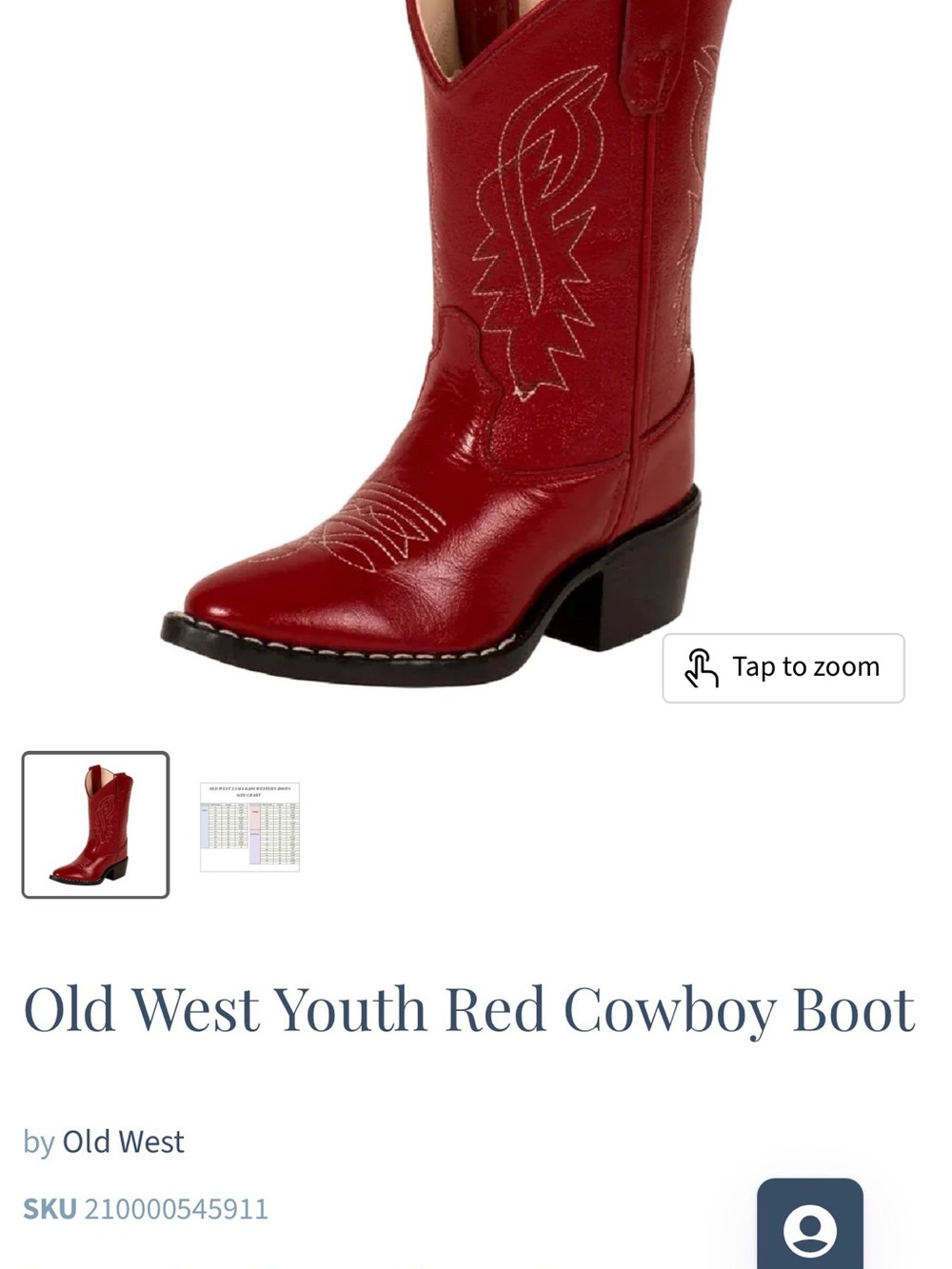 Kids red leather boots interior kids 6.5